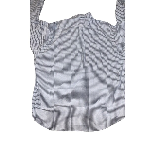 Ralph Lauren Shirt Mens XL Blake Button Down White Blue Check - Picture 6 of 7